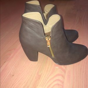 Dark Brown Heeled Bootie