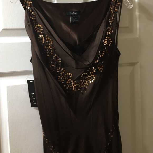 ECI New York Cocktail Dress, color: hickory