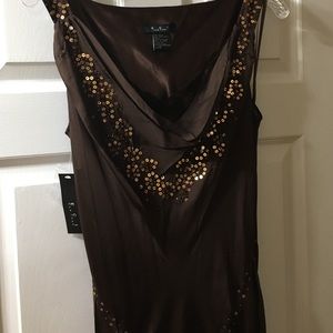 ECI New York Cocktail Dress, color: hickory