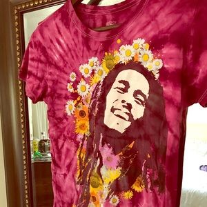 Bob Marley tie dyed T