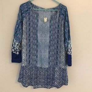 NWT bohemian tunic