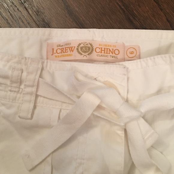 J Crew chino classic twill white mini skirt - Picture 2 of 3
