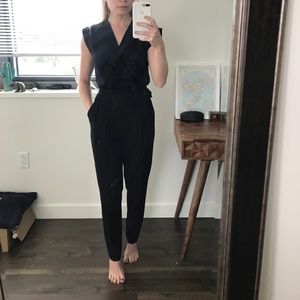 Black Theory Wrap Jumpsuit