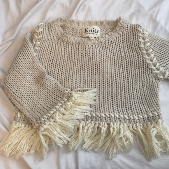 For love and lemons cropped sweater