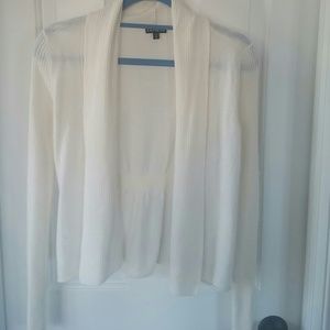 Express open cardigan off-white