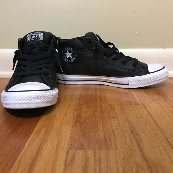 Leather Converse
