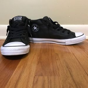 Leather Converse