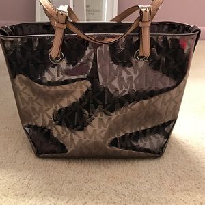 Michael Kors purse- chrome
