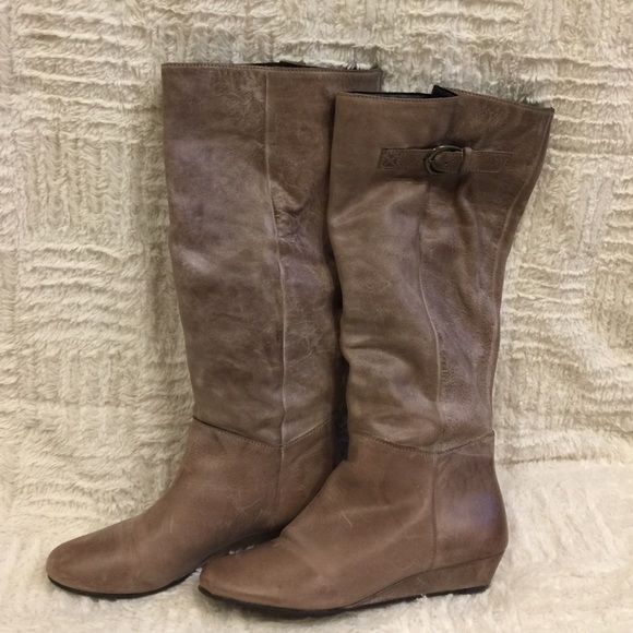 Steve Madden 'Intyce' grey leather boots
