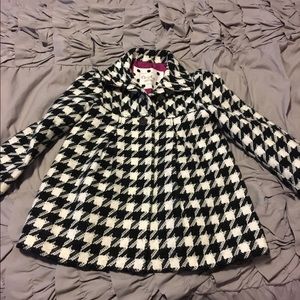 Girls Houndstooth Coat