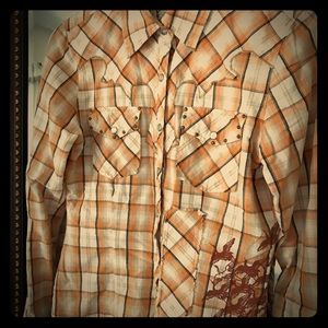 Fitted western shirt