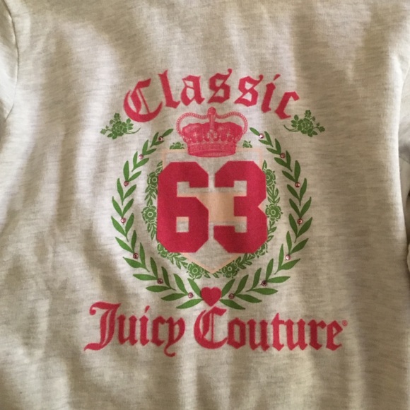 Juicy Couture Classic Fleece Sweatshirt, Size XL