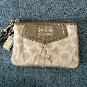 Coach Signature Wristlet