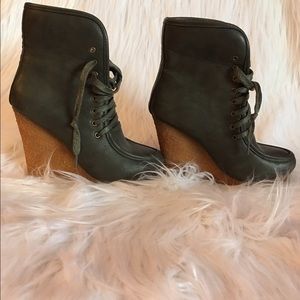 Wedge booties