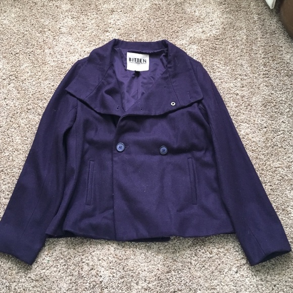 Bitten Sarah jessica Parker short peacoat - Picture 1 of 4