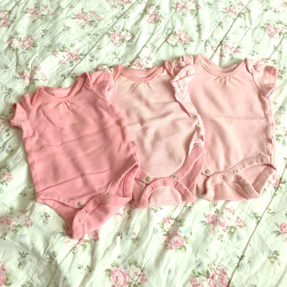 Gap baby girl 3pcs bodysuits
