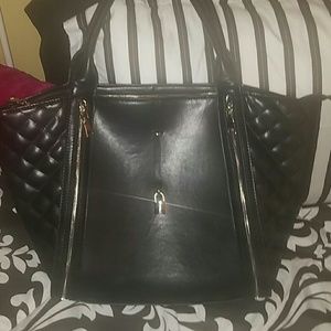 Black handbag