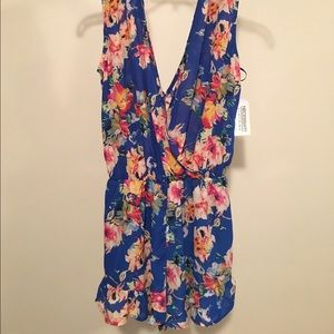 Necessary Clothing Floral Romper