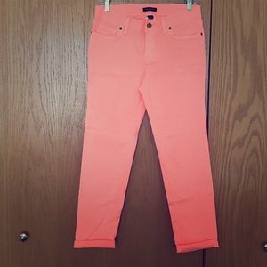 Neon Coral Jeans