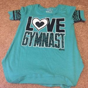 Justice gymnastics Tee