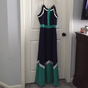 Colorblock Maxi Dress