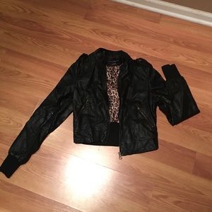 Akira Faux Leather Jacket