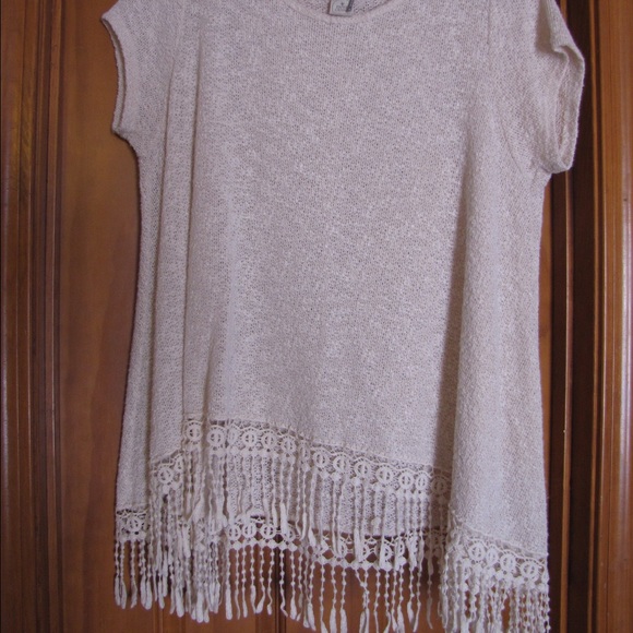 Fringe sweater tee - Picture 4 of 4