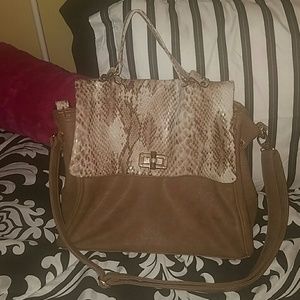 ***SOLD***Snake skin look purse