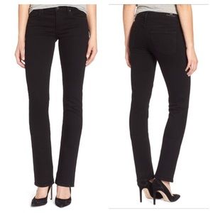Citizens of Humanity Black Straight Leg Jeans