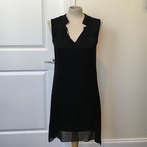 Elie Tahari Black Silk Shift Dress, Size 0
