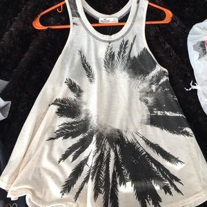 Palm tree tank top