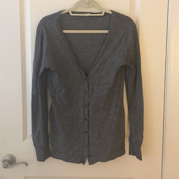 J. Crew Factory Gray Cardigan - Picture 1 of 2