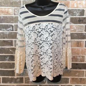 BKE lace top