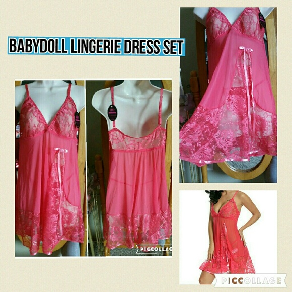 BABYDOLL LINGERIE DRESS SET