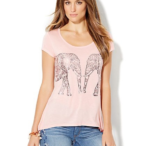 NY&Co Elephant tee NWT