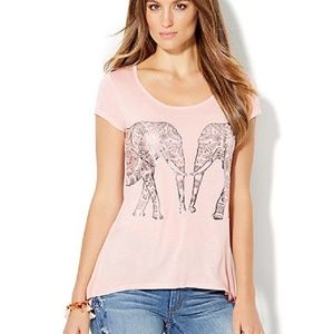 NY&Co Elephant tee NWT