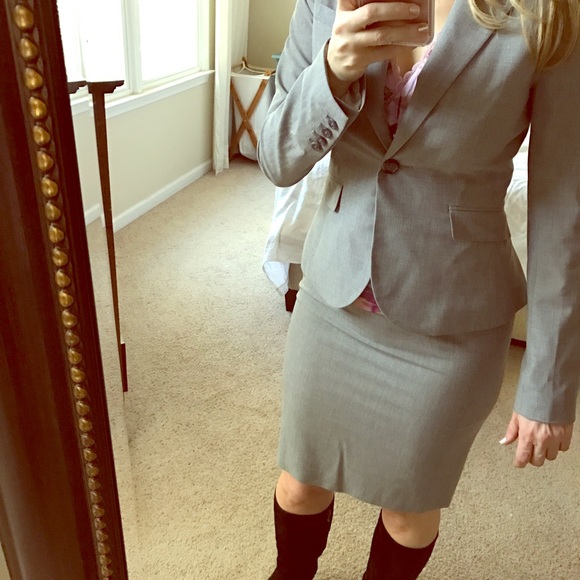 The Limited gray suit