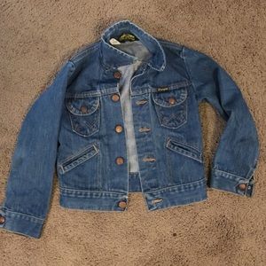 Vintage kids wrangler jean jacket