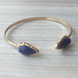 Blue Arrow Cuff