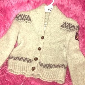 Grey true religion sweater