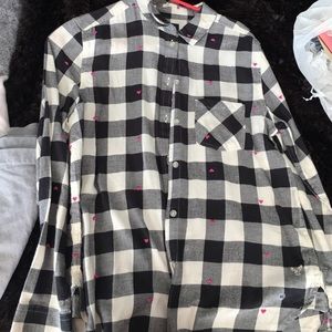 Black and white flannel