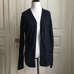 Gap navy boyfriend cardigan