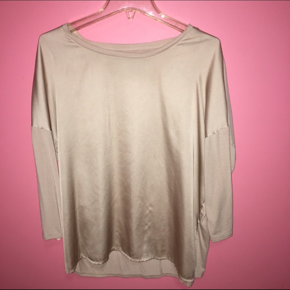 Tan blouse for women