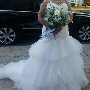 Wedding dress from David's bridal