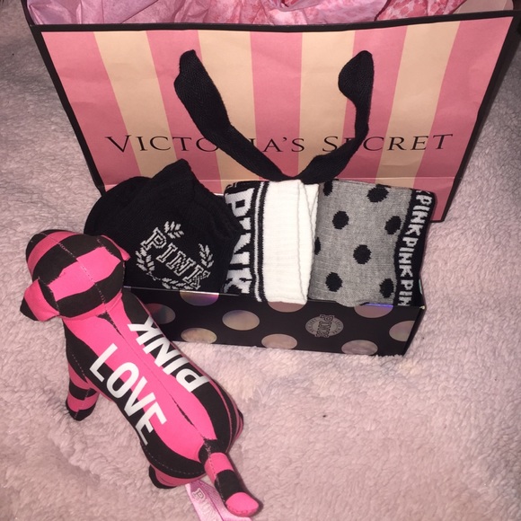 Sold NWT. PINK NATION knee high sock trio! - Picture 2 of 2