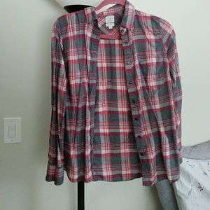 J Crew perfect flannel size small
