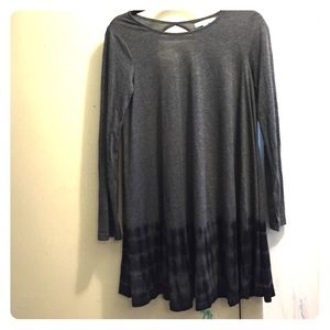 She and Sky tie-dye grey tunic, size S