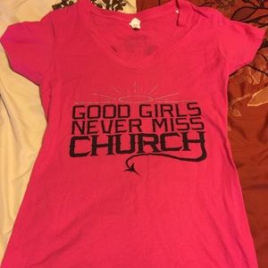 Eric Church pink tee