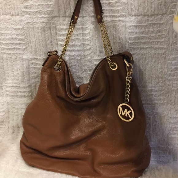 Michael Kors brown leather bag