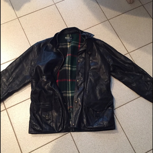 Ralph Lauren Polo leather jacket!